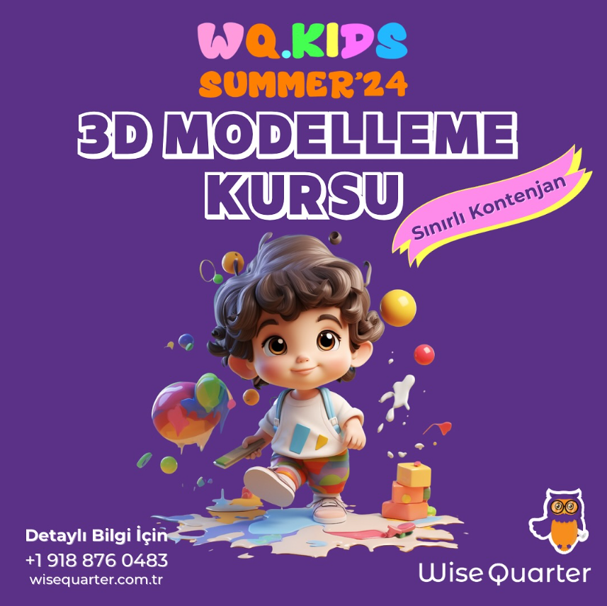 Çocuklar İçin Kodlama - 3D Modelleme